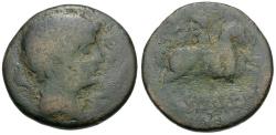 Ancient Coins - Spain. Iberia. Ilergets. Iltirta Æ As / Horseman