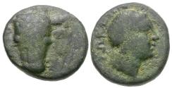 Ancient Coins - Phokia. Federal Coinage. Elateia Æ16 / Apollo