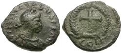 Ancient Coins - Theodosius II (AD 408-450) Æ4 / Cross