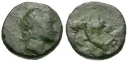 Ancient Coins - Caria. Kaunos Æ12 / Cornucopia