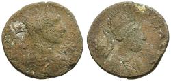 Ancient Coins - Gordian III (AD 238-244) with Abgar X. Mesopotamia. Edessa Æ23