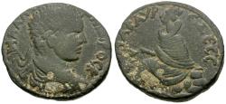 Ancient Coins - Severus Alexander (AD 222-235). Mesopotamia. Edessa Æ25 / Tyche