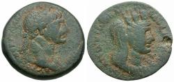 Ancient Coins - Trajan. Seleucis and Pieria. Laodicea ad Mare Æ26 / Head of Tyche