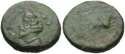 Ancient Coins - Kings of Parthia. Phraates IV (38-2 BC) Æ15 / Pegasos