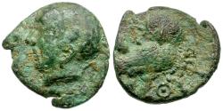 Ancient Coins - Akarnania. Thyrreion Æ15 / Owl