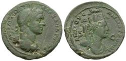 Ancient Coins - Severus Alexander (AD 222-235). Seleucis and Pieria. Antiochia ad Orontem Æ32 / Bust of Tyche