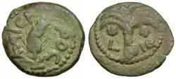 Ancient Coins - Judaea. Roman Procurators. Marcus Ambibulus (AD 9-12) Æ Prutah