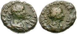 Ancient Coins - Aurelian (AD 270-275) with Vabalathus. Egypt. Alexandria BI Tetradrachm