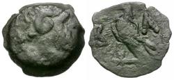 Ancient Coins - Ptolemaic Kings of Egypt. Ptolemy IX Soter II (117-81 BC) and Ptolemy X Alexander I (114-88 BC) Æ12 / B-A