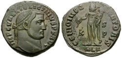 Ancient Coins - Licinius I (AD 308-324) Æ Follis / Genius