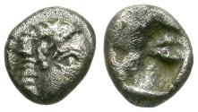 Ancient Coins - Ionia. Kolophon AR Diobol / Apollo