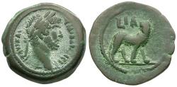 Ancient Coins - Hadrian (AD 117-138). Egypt. Alexandria Æ Obol / Panther