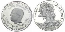 World Coins - Tunisia. History of Tunisia Series AR Proof 1 Dinar / Masinissa