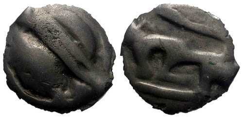 Ancient Coins - aVF/aVF Scarce Sequani Tribe Potin / Celtic Bull