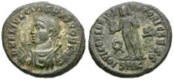 Ancient Coins - Crispus, Caesar (AD 317-326) Silvered Æ3 / Jupiter