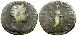 Ancient Coins - Julia Mamaea (AD 222-235) Æ Dupondius / Felicitas