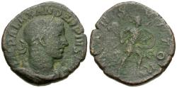 Ancient Coins - Severus Alexander (AD 222-235) Æ Sestertius / Mars