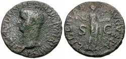 Ancient Coins - Claudius (AD 41-54) Æ As / Libertas