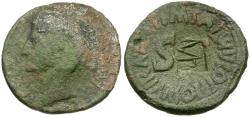 Ancient Coins - Augustus (27 BC-AD 14). M. Salvius Otho, moneyer Æ AS