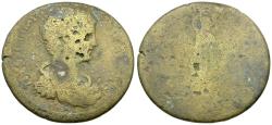 Ancient Coins - Geta, as Caesar (AD 198-209). Cilicia. Tarsos Æ36 / Dionysos