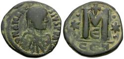 Ancient Coins - *Sear 22* Byzantine Empire. Anastasius (AD 491-518) Æ 32mm Follis
