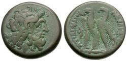 Ancient Coins - Ptolemaic Kings of Egypt. Ptolemy IX Soter II (117-81 BC) and Ptolemy X Alexander I (114-88 BC) Æ21