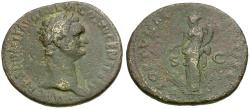 Ancient Coins - Domitian (AD 81-96) Æ As / Fortuna