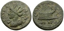 Ancient Coins - Ionia. Smyrna. Pseudo-autonomous &#198;19 / Lindgren Plate Coin