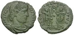 Ancient Coins - Constantine I the Great (AD 310-337) Æ4 / Soldiers
