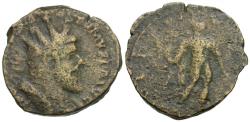 Ancient Coins - Postumus (AD 260-269). Imitative Æ Dupondius / Hercules
