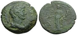 Ancient Coins - Hadrian (AD 117-138). Egypt. Alexandria Æ Diobol / Tyche