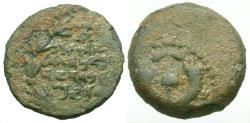 Ancient Coins - Judaea. Hasmonean. John Hyrcanus I (134-104 BC) Æ Prutah