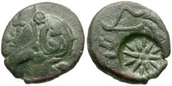 Ancient Coins - Cimmerian Bosporus. Pantikapaion Æ21 / Bow & Arrow