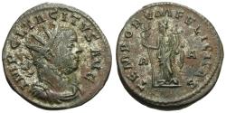 Ancient Coins - Tacitus (AD 275-276) Silvered Æ Antoninianus / Felicitas