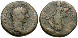 Ancient Coins - Trajan (AD 98-117). Judaea. Galilaea. Tiberias Æ26 / Tyche