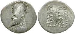 Ancient Coins - Kings of Parthia. Sinatrukes (93-69 BC) AR Drachm