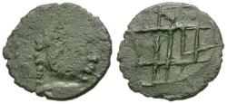 Ancient Coins - Sri Lanka. Indo-Roman Coinage. Imitating Late Roman Bronzes