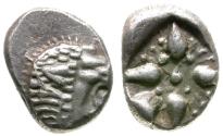 Ancient Coins - Ionia. Miletos AR 1/12 Stater