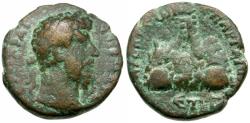 Ancient Coins - Lucius Verus (AD 161-169). Caesarea. Cappadocia Æ22 / Mt. Argaeus