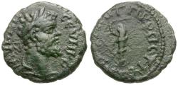 Ancient Coins - Septimius Severus (AD 193-211). Moesia Inferior. Nicopolis ad Istrum Æ16 / Club and Snake