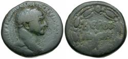 Ancient Coins - Trajan (AD 98-117). Cyrrhestica. Beroea Æ26 / Wreath
