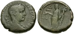 Ancient Coins - Severus Alexander (AD 222-235). Egypt. Alexandria Æ Tetradrachm / Dikaiosyne