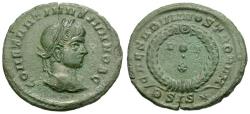 Ancient Coins - Constantine II, as Caesar (AD 316-337) Æ3 / Votive