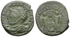 Ancient Coins - Constantine I the Great (AD 310-337) Imitative Æ3 / Victories
