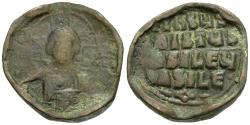 Ancient Coins - *Sear 1813* Byzantine Empire. Anonymous. Class A2 Æ Follis / Proto-Contorniate
