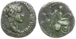 Ancient Coins - Nero (AD 54-68). Cappadocia. Caesarea AR Hemidrachm / Nike