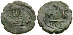 Ancient Coins - *Sear 1182* Byzantine Empire. Constantine IV Pogonatus (AD 668-685) Æ Decanummium