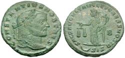 Ancient Coins - Constantius I, as Caesar (AD 293-305) Æ Follis / Moneta
