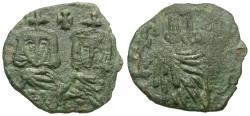 Ancient Coins - *Sear 1569* Byzantine Empire. Constantine V Copronymus (AD 743 - 775) Æ Follis