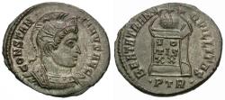 Ancient Coins - Constantine I the Great (AD 310-337) Silvered Æ3 / Altar